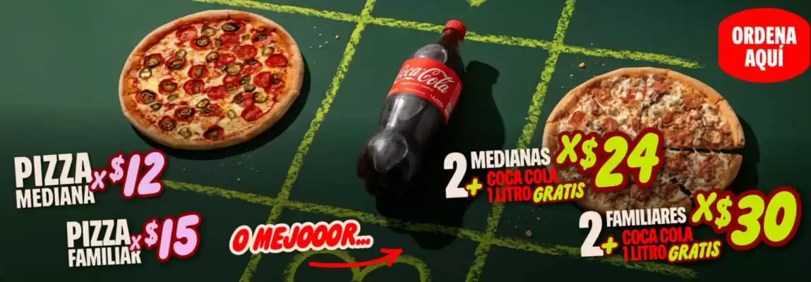 Catálogo Papa John's (válido hasta 2-11)