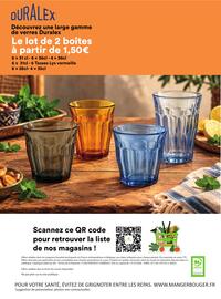 Catalogue Hmarket semaine 42 page 8: DURALEX Découvrez une large gamme de verres Duralex Le lot de 2 boîtes à partir de