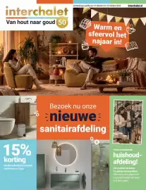 Inter Chalet folder Pagina 1: interchalet Van hout naar goud 50 aanbiedingen geldig van 10 oktober t/m 25 oktober 2026