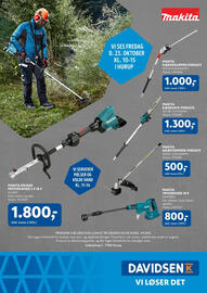 Davidsen tilbudsavis Side 8: Makita trykrenser 18 v DHW180Z €800,00, Makita hækkeklipper-forsats €1.000,00