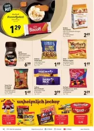 Citti tilbudsavis uge 42 Side 20: Cadbury Milchschokolade €3,99, Elephant Pretzel Pieces Honey Mustard €1,49
