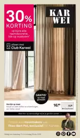 Karwei folder Pagina 1: Gordijn op maat €11,89