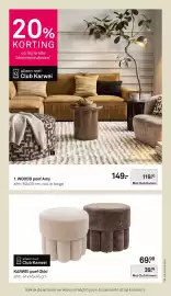 Karwei folder Pagina 20: Karwei poef okki €39,99, WOOOD poef Amy €119,20