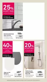Karwei folder Pagina 38: Grohe keukenkraan Start €119,25, Tiger wc-bril Memphis €32,99