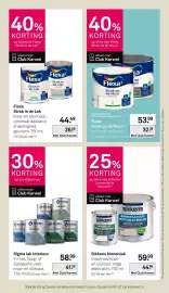 Karwei folder Pagina 8: Sikkens binnenlak €44,99, Flexa Strak in de Lak €26,69