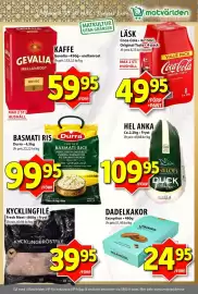 Matvärlden Tensta reklamblad vecka 42 Sida 4: Maamoul Exception €24,95, Kycklingbröstfile €39,95