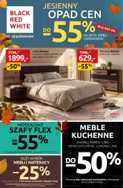 Black Red White gazetka Strona 1: JESIENNY BLACK OPAD CEN RED WHITE DO 12-28 października 55% NA SETKI MEBLI I DODATKÓW +20