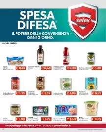 Volantino Mercatò Extra Pagina 20: Olio extra vergine di oliva €6,49, Passata classica Selex €0,89