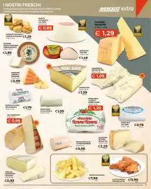 Volantino Mercatò Extra Pagina 5: Il Temerello Val Form €0,79, Toma del Marchesato Valgrana €0,99