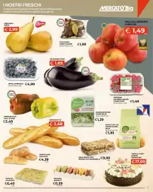 Volantino Mercatò Big Pagina 7: Piccoli frutti Mirtilli Spreafico €4,99, Pere Abate Opera €2,99