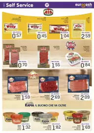 Volantino Eurocash Pagina 17: Wudy Extra Gusto €1,04, Rana sughi speciali €1,82