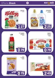 Volantino Eurocash Pagina 2: Campiello è il Novellino €0,79, Kellogg's Corn Flakes €1,27