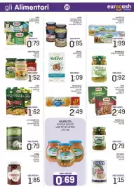 Volantino Eurocash Pagina 25: Bonduelle mais cotto al vapore €2,49, Valfrutta legumi lessati €0,69