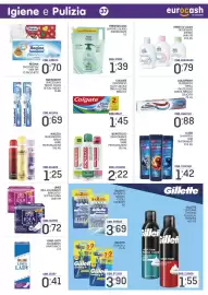 Volantino Eurocash Pagina 37: Colgate dentifricio fluo calcio €1,45, Aquafresh dentifricio tripla protezione €0,88