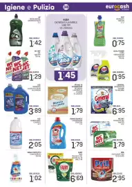 Volantino Eurocash Pagina 38: WC NET gel €1,29, Dual power sgrassatore €0,95