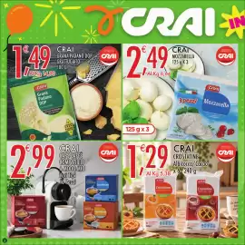 Volantino Crai Pagina 2: 1,49 AIKg 14,90 CHIUSURA SALVAFRESCHEZZA CRAI GRANA PADANO DOP GRATTUGIATO 100 G PRODOTTI A MARCHIO