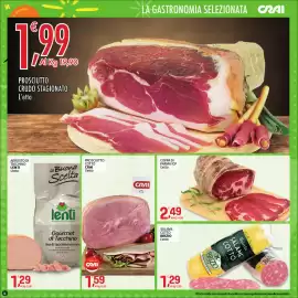 Volantino Crai Pagina 6: Prosciutto cotto Crai €1,59, Gourmet di Tacchino €1,29