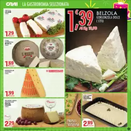 Volantino Crai Pagina 7: Certosa Galbani L'etto €1,29, Emmentaler Svizzero €1,99