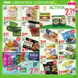 Volantino Crai Pagina 9: Pesto fresco Giovanni Rana €2,19, Chicken pops Findus €4,49