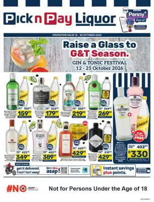 Pick n Pay Liquor (valid until 25-10)