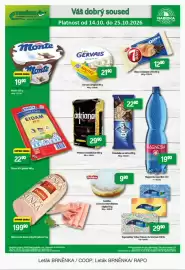 Brněnka leták Strana 1: Adriana vřetena semolinová €29,90, Madeta eidam 30% plátky €22,90