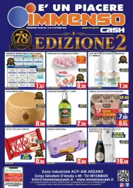 Volantino Immenso Cash Pagina 1: Grana Padano Forme €9,99, Tonno all'olio di oliva Rio Mare €7,50