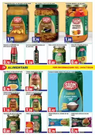 Volantino Immenso Cash Pagina 24: Hamburger al sesamo Saom €0,79, Funghi Nameko al naturale Saom €1,15