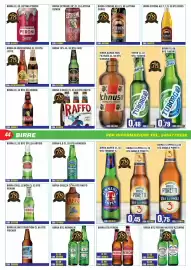 Volantino Immenso Cash Pagina 45: Birra blonde/rouge Leffe €1,99, La squadra Peroni €1,99