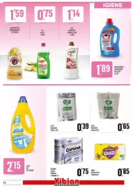 Volantino Vibian Pagina 15: Corona carta igienica lavanda €0,75, Lulu' bicchieri caffè €0,39