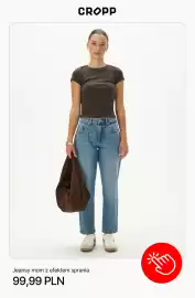 Cropp gazetka tydzień 42 Strona 2: Jeansy mom z efektem sprania Cropp €99,99