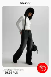 Cropp gazetka tydzień 42 Strona 3: Jeansy baggy z efektem sprania Cropp €129,99