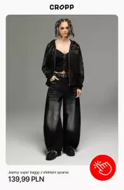 Cropp gazetka tydzień 42 Strona 9: Jeansy super baggy z efektem sprania Cropp €139,99
