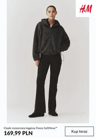 H&M gazetka tydzień 42 Strona 10: Ciepłe rozszerzane legginsy Fleece SoftMove H & M €169,99
