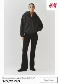H&M gazetka tydzień 42 Strona 10: Ciepłe rozszerzane legginsy Fleece SoftMove H & M €169,99