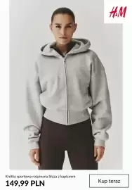 H&M gazetka tydzień 42 Strona 3: Krótka sportowa rozpinana bluza z kapturem H & M €149,99