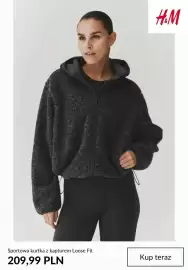 H&M gazetka tydzień 42 Strona 9: Sportowa kurtka z kapturem Loose Fit H & M €209,99