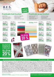 Vesna leták Strana 8: B.E.S. PETROVICE Prostěradlo froté Excellent ⚫ gramáž 190 g/m² • 80% bavlna + 20% polyester ■ výška