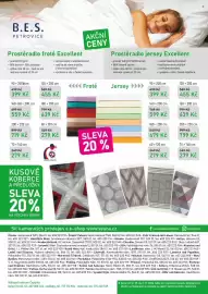 Vesna leták Strana 8: B.E.S. PETROVICE Prostěradlo froté Excellent ⚫ gramáž 190 g/m² • 80% bavlna + 20% polyester ■ výška