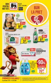 Catalog Mega Image săptămâna 42 Pagină 1: Mega cartofi pentru copt €9,47, Dero detergent lichid pro express €26,50