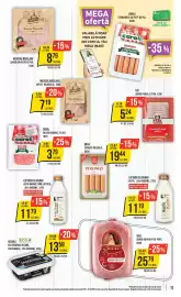 Catalog Mega Image săptămâna 42 Pagină 11: Matache Măcelaru' șuncă din piept de pui €8,79, Fox șuncă praga, extra €5,24