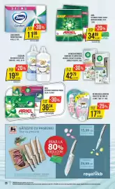 Catalog Mega Image săptămâna 42 Pagină 20: Zewa comfort €11,89, Ariel detergent pudră, color/ mountain spring €34,99