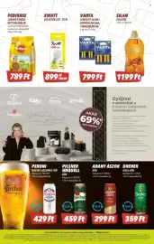 CBA akciós újság hét 42 Oldal 7: Pilsner urquell sör €459,00, Peroni nastro azzurro sör €429,00