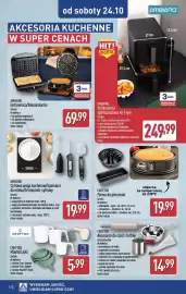 ALDI gazetka | Artykuły przemysłowe i tekstylia Strona 12: Gofrownica do gofrów belgijskich Ambiano €69,99