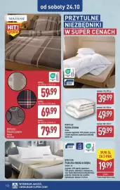 ALDI gazetka | Artykuły przemysłowe i tekstylia Strona 14: Pościel z polaru Novitesse 140x200 cm €59,99