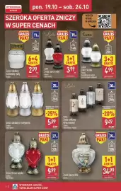 ALDI gazetka | Artykuły przemysłowe i tekstylia Strona 2: Znicz szklany dekorowany Luks €9,49, Znicz szklany z motywem €5,99