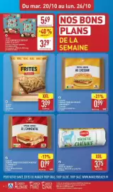 Catalogue ALDI semaine 43 page 10: Le Cavalier Fromage fondu pour croque-monsieur à l'emmental €0,99, MR FRITES FRITES €3,09