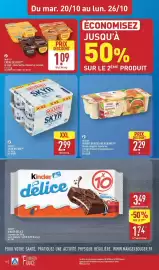 Catalogue ALDI semaine 43 page 12: MILSANI SKYR NATURE €2,99, Danette Crème dessert €1,09