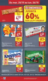 Catalogue ALDI semaine 43 page 14: Choceur Selection Minis €3,99, Knoppers minis €2,68