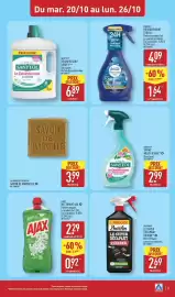 Catalogue ALDI semaine 43 page 23: LA BRANCHE D'OLIVIER SAVON DE MARSEILLE €3,99, SANYTOL DÉSINFECTANT LINGE €6,89