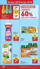 Catalogue ALDI semaine 43 page 26: AIRWICK DÉSODORISANT €6,29, POWER FORCE LIQUIDE VAISSELLE €1,89